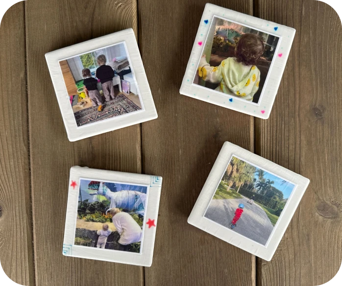 Qeepsake Photo Card Coasters